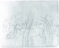 Macke, August: Esel und Dromedare
