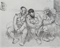 Steinlen, Theophile Alexandre: Zwischen zwei Z�gen