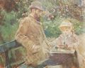 Morisot, Berthe: Eug�ne Manet und seine Tochter in Bougival