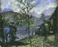 Corinth, Lovis: Oktoberschnee am Walchensee