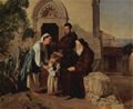 Waldm�ller, Ferdinand Georg: Am Klostertor