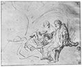 Rembrandt Harmensz. van Rijn: Lot und seine T�chter