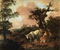 Gainsborough, Thomas: Holzf�ller um eine Milchmagd werbend