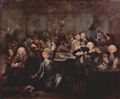 Hogarth, William: Gem�ldefolge »Der Lebensweg eines W�stlings«, Szene: Die Spielh�lle