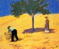 Macke, August: Baum im Kornfeld
