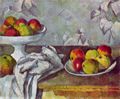 C�zanne, Paul: Stillleben mit �pfeln und Fruchtschale