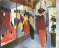 Macke, August: Modegesch�ft