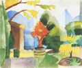 Macke, August: Garten in Hilterfingen