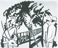 Macke, August: Im Zoologischem