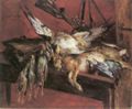 Corinth, Lovis: Jagdstillleben, Hase und Rebh�hner