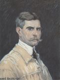 Baluschek, Hans: Selbstbildnis