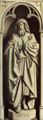 Eyck, Jan van: Genter Altar, Altar des Mystischen Lammes, linker Au�enfl�gel, untere innere Szene: Hl. Johannes der T�ufer, Skulpturimmitation