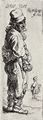 Rembrandt Harmensz. van Rijn: Stehender Bauer