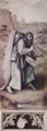 Bosch, Hieronymus: Weltgerichts-Triptychon, linker Fl�gel au�en, Szene: Hl. Jacobus von Compostela