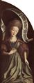 Eyck, Jan van: Genter Altar, Altar des Mystischen Lammes, rechter Au�enfl�gel, innere L�nettenszene: Die Sibylle von Cum�