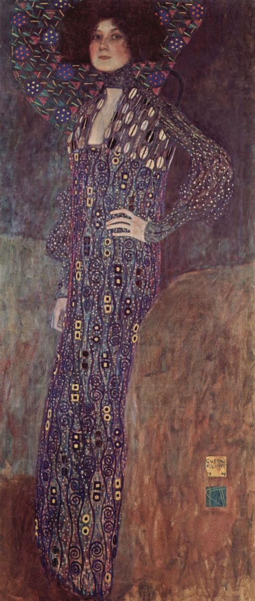 Klimt, Gustav: Bildnis Emilie Fl�ge