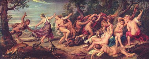 Rubens, Peter Paul: Diana und die Nymphen, von Faunen �berrascht