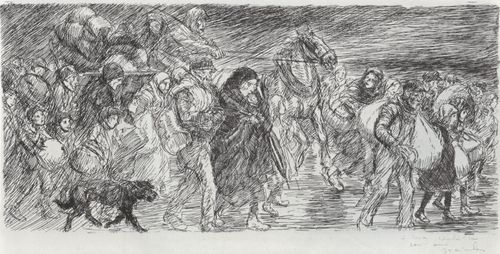 Steinlen, Theophile Alexandre: Die Flucht