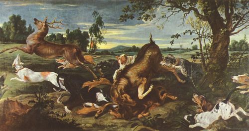 Snyders, Frans: Hirschjagd
