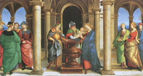 Raffael: Darbringung im Tempel