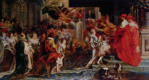 Rubens, Peter Paul: Gem�ldezyklus f�r Maria de' Medici, K�nigin von Frankreich, Szene: Kr�nung Maria de' Medicis in St. Denis in Paris