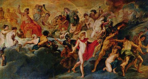 Rubens, Peter Paul: Gem�ldezyklus f�r Maria de' Medici, K�nigin von Frankreich, Szene: Die Regierung der K�nigin (G�tterat)