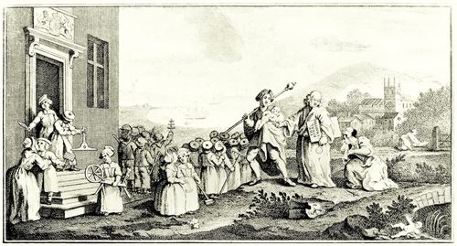 Hogarth, William: Vollmacht f�r das Findelhaus