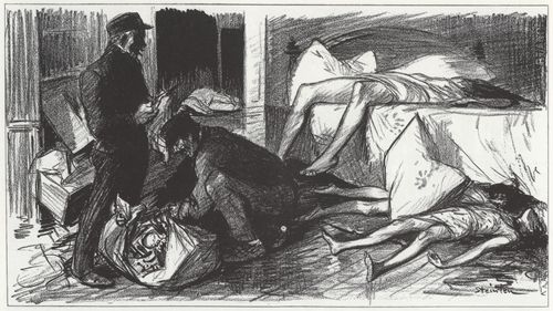 Steinlen, Theophile Alexandre: Raubmord