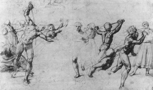 Raffael: Bethlehemitischer Kindermord, Studie
