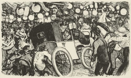 Steinlen, Theophile Alexandre: Die Staatskutsche