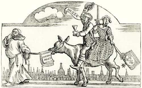Hogarth, William: Titelvignette f�r »The Jacobite's Journal«