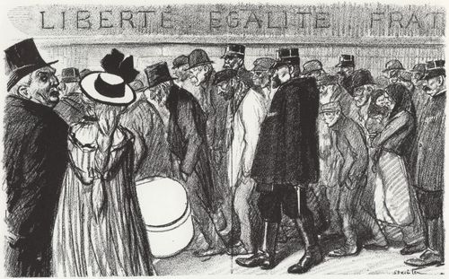 Steinlen, Theophile Alexandre: Razzia