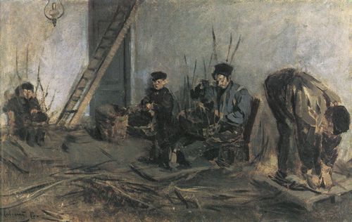 Liebermann, Max: Die Korbflechter