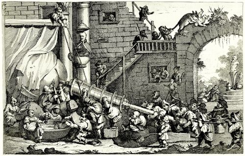 Hogarth, William: Die Bestrafung des Lemuel Gulliver