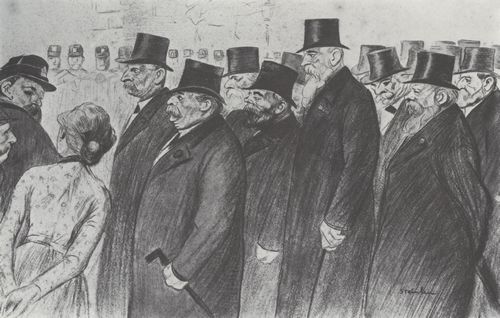 Steinlen, Theophile Alexandre: Ein Defil�