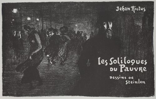 Steinlen, Theophile Alexandre: Illustration f�r: »Das Selbstgespr�ch eines Armen« (von Jehan Rictus)