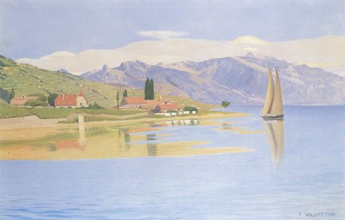 Vallotton, F�lix: Der Hafen von Pully