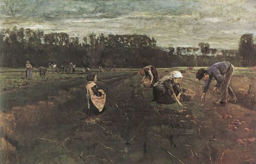 Liebermann, Max: Die Kartoffelernte