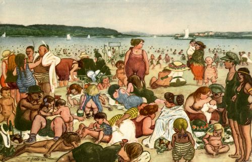 Zille, Heinrich: Berliner Strandleben