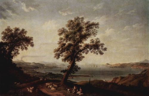 Hackert, Jacob Philipp: Ansicht des Golfes von Baja