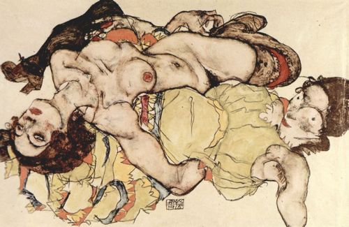 Schiele, Egon: Zur�ckgelehnte Frau
