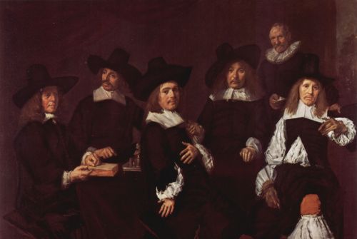 Hals, Frans: Gruppenportr�t der Regenten des Altm�nnerhospizes in Haarlem