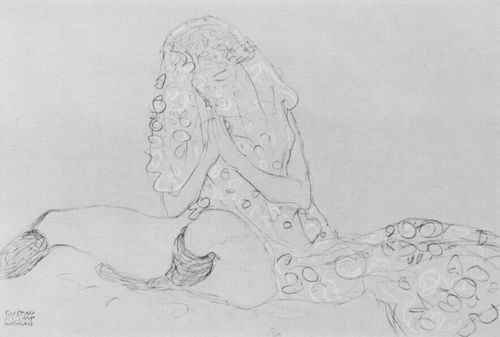 Klimt, Gustav: M�dchenakt mit wei�em Schleier