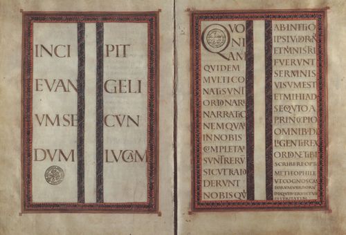 Unbekannter Buchmaler des Vatikans: Fragment aus dem »Lorscher Evangeliar«