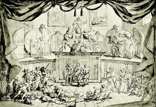 Hogarth, William: Die Lotterie