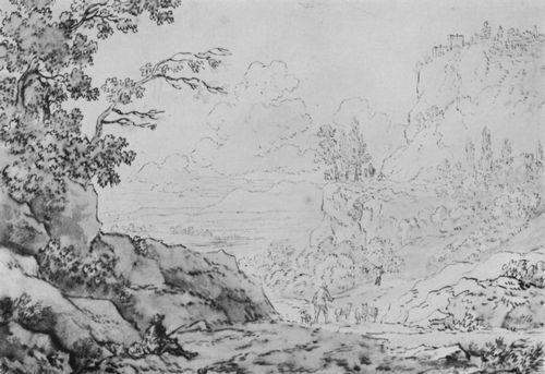 Hackaert, Jan: Berglandschaft in Italien