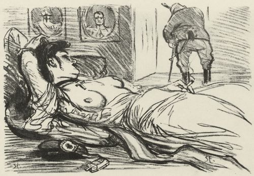 Steinlen, Theophile Alexandre: Soldatendirne