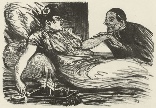 Steinlen, Theophile Alexandre: Pfaffendirne