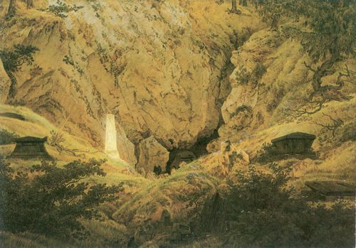 Friedrich, Caspar David: Grabmale alter Helden (Gr�ber gefallener Freiheitskrieger, Grab des Arminius)