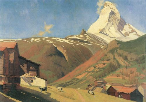 Vallotton, F�lix: Ansicht von Zermatt